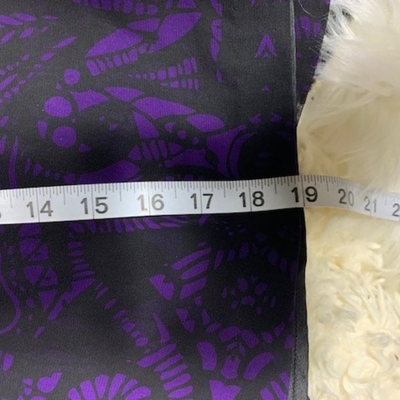 2 for $5-Size XS Black and Purple One Shoulder Dress - Picture 4 of 5